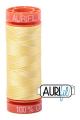Aurifil Mako 50wt Cotton 200 m 220 yd. spool - 3910 Lemon Ice