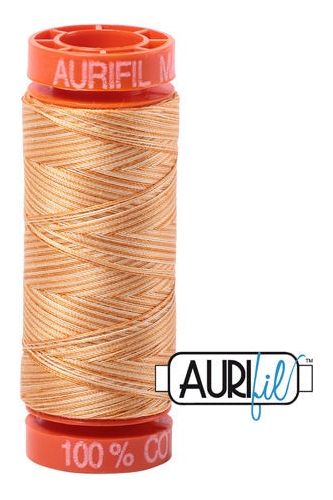 Aurifil Mako 50wt Cotton 200 m 220 yd. spool - 4150 Creme Brule