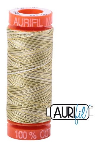 Aurifil Mako 50wt Cotton 200 m 220 yd. spool - 4653 Spring Prairie