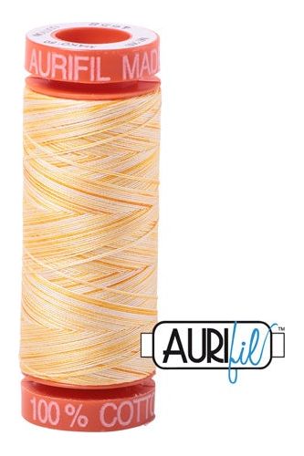 Aurifil Mako 50wt Cotton 200 m 220 yd. spool - 4658 Limone di Monterosso