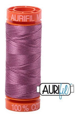 Aurifil Mako 50wt Cotton 200 m 220 yd. spool - 5003 Wine