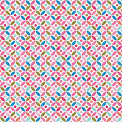 Riley Blake Designs Poppies & Plumes-C14295 WHITE (Sold By 1/2 Meter)