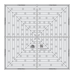 Creative Grids 14-1/2in Square It Up or Fussy Cut Square Quilt Ruler