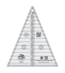 Creative Grids Kaleidoscope or Dresden Plate Triangle Quilt Ruler