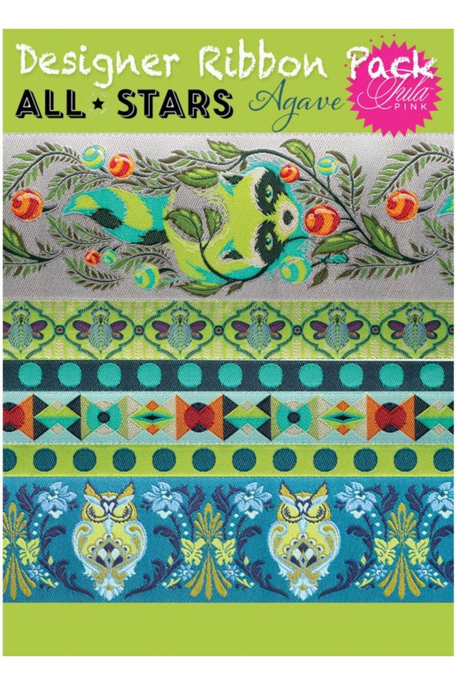 Tula Pink, All-Stars Agave Pack, Renaissance Ribbons