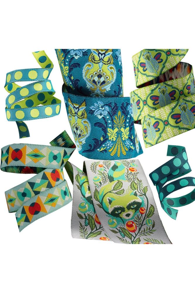 Tula Pink, All-Stars Agave Pack, Renaissance Ribbons
