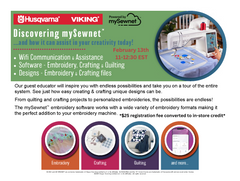 MySewnet Embroidery Software & Ecosystem Event with Claire Haillot