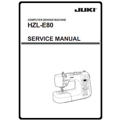 Service Manual, Juki HZL-E80