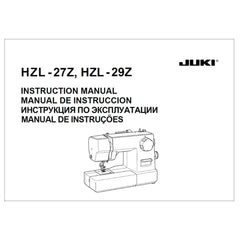 Juki HZL-29Z Instruction Manual