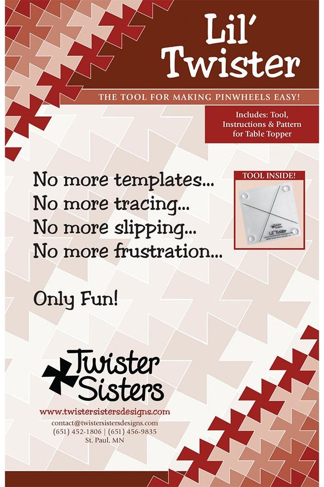Twister Pinwheel Quilting Ruler