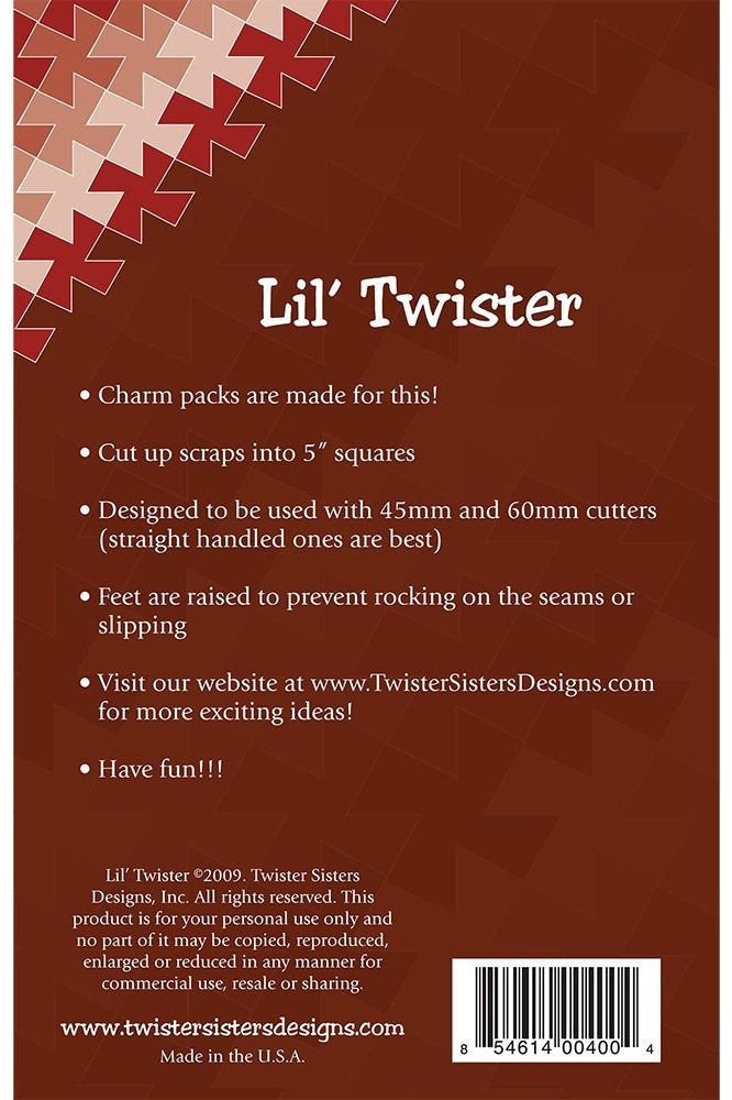 Twister Pinwheel Quilting Ruler