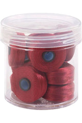 Fil-Tec Magna-Glide Delights, L Style Prewound Polyester Bobbins, Jar of 20