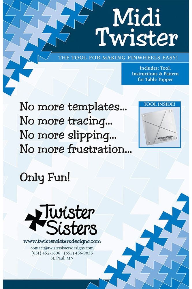 Twister Pinwheel Quilting Ruler