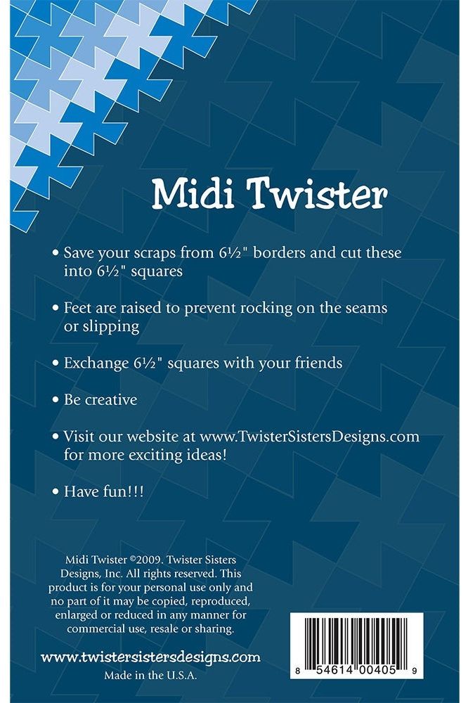 Twister Pinwheel Quilting Ruler