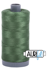 Aurifil Mako 28wt Cotton 750 m 820 yd. spool - 2890 Very Dark Grass Green