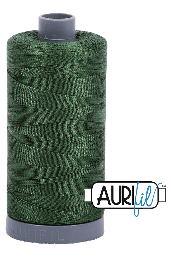 Aurifil Mako 28wt Cotton 750 m 820 yd. spool - 2892 Pine