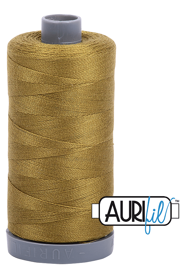 Aurifil Mako 28wt Cotton 750 m 820 yd. spool - 2910 Medium Olive