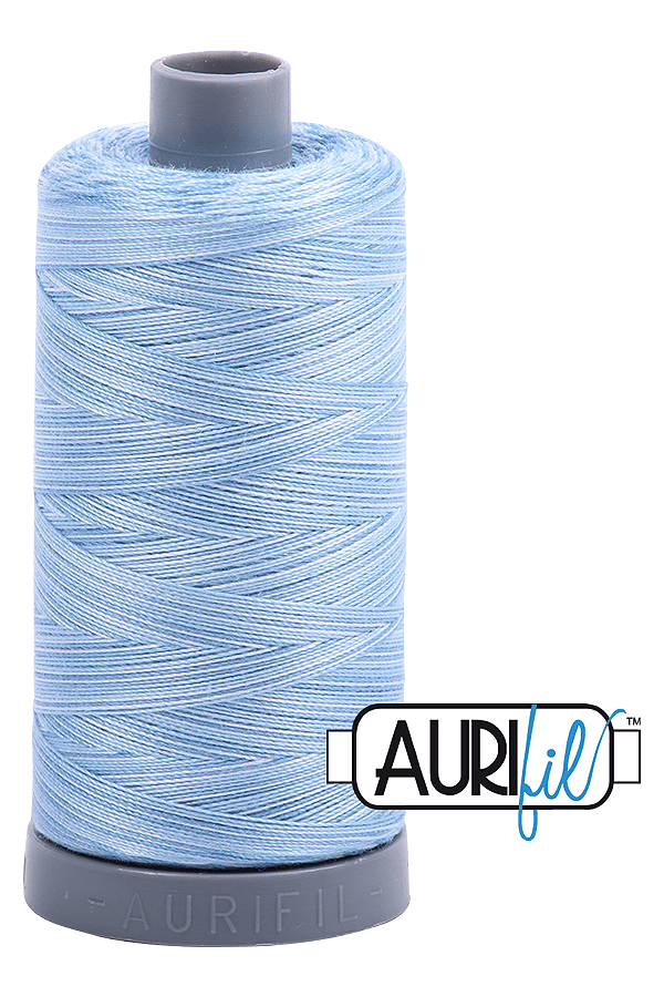 Aurifil Mako 28wt Cotton 750 m 820 yd. spool - 3770 Stone Washed Denim