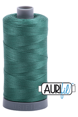Aurifil Mako 28wt Cotton 750 m 820 yd. spool - 4129 Turf Green