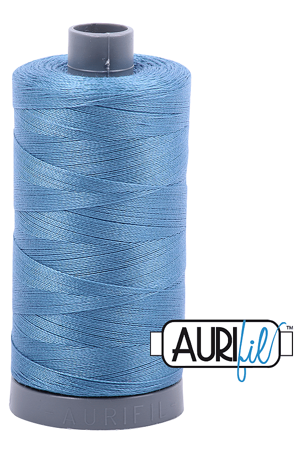 Aurifil Mako 28wt Cotton 750 m 820 yd. spool - 4140 Wedgewood