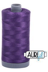 Aurifil Mako 28wt Cotton 750 m 820 yd. spool - 4225 Eggplant