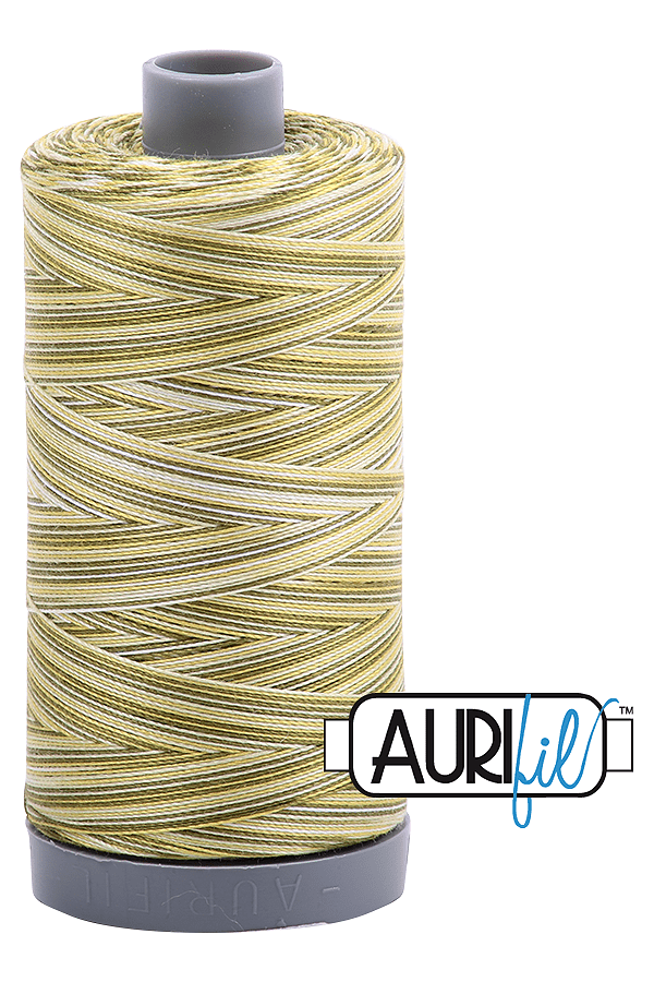 Aurifil Mako 28wt Cotton 750 m 820 yd. spool - 4653 Spring Prairie