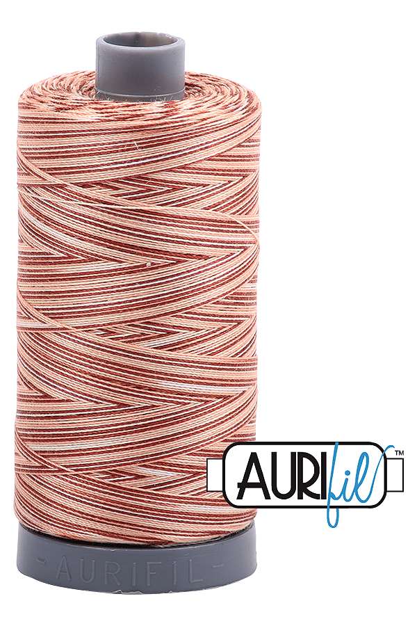 Aurifil Mako 28wt Cotton 750 m 820 yd. spool - 4656 Cinnamon Sugar