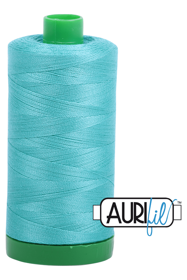 Aurifil Mako 40wt 2-ply Cotton 1000 m 1094 yd. spool - 1148 Light Jade