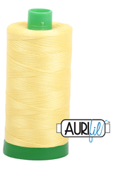 Aurifil Mako 40wt 2-ply Cotton 1000 m 1094 yd. spool - 2115 Lemon