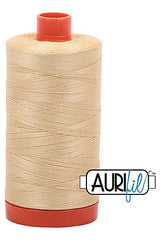 Aurifil Mako 50wt Cotton 1300 m 1422 yd. spool - 2125 Wheat