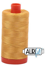 Aurifil Mako 50wt Cotton 1300 m 1422 yd. spool - 2132 Tarnished Gold