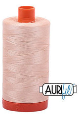 Aurifil Mako 50wt Cotton 1300 m 1422 yd. spool - 2205 Apricot
