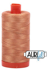 Aurifil Mako 50wt Cotton 1300 m 1422 yd. spool - 2210 Caramel