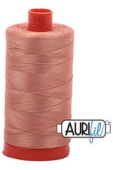 Aurifil Mako 50wt Cotton 1300 m 1422 yd. spool - 2215 Peach