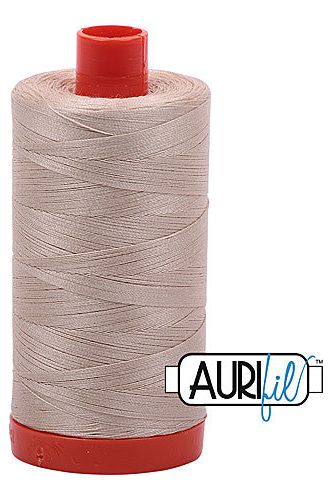 Aurifil Mako 50wt Cotton 1300 m 1422 yd. spool - 2312 Ermine