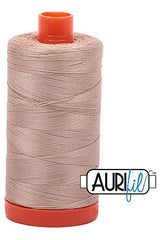 Aurifil Mako 50wt Cotton 1300 m 1422 yd. spool - 2314 Beige