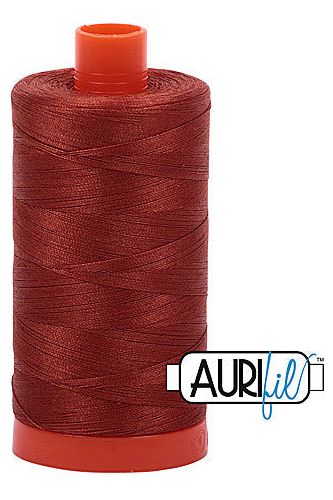 Aurifil Mako 50wt Cotton 1300 m 1422 yd. spool - 2350 Copper