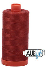 Aurifil Mako 50wt Cotton 1300 m 1422 yd. spool - 2385 Terracotta