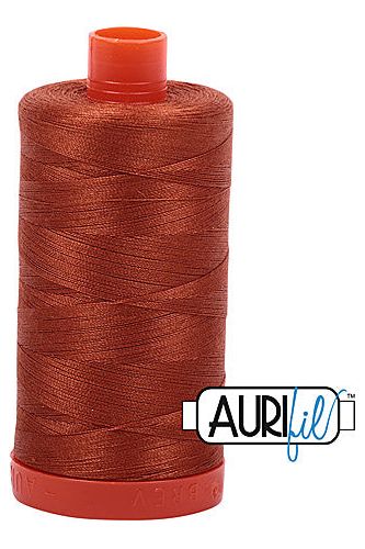 Aurifil Mako 50wt Cotton 1300 m 1422 yd. spool - 2390 Cinnamon Toast