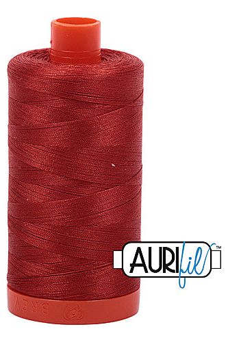 Aurifil Mako 50wt Cotton 1300 m 1422 yd. spool - 2395 Pumpkin Spice