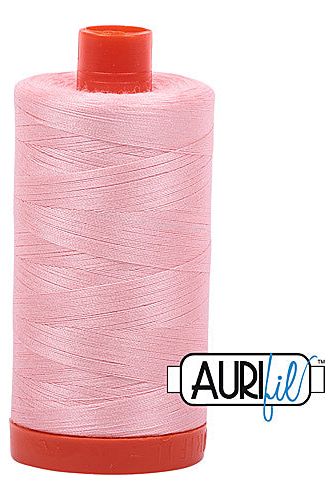 Aurifil Mako 50wt Cotton 1300 m 1422 yd. spool - 2415 Blush