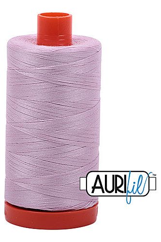 Aurifil Mako 50wt Cotton 1300 m 1422 yd. spool - 2510 Light Lilac