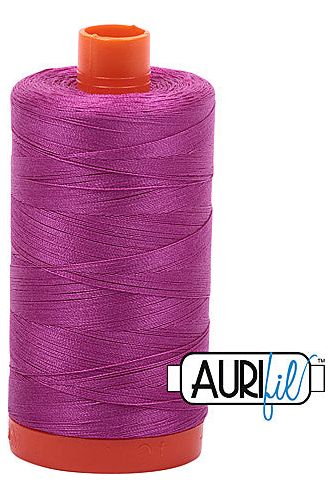 Aurifil Mako 50wt Cotton 1300 m 1422 yd. spool - 2535 Magenta