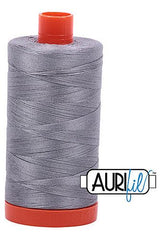Aurifil Mako 50wt Cotton 1300 m 1422 yd. spool - 2605 Grey