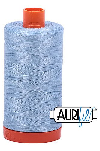Aurifil Mako 50wt Cotton 1300 m 1422 yd. spool - 2715 Robins Egg