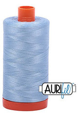 Aurifil Mako 50wt Cotton 1300 m 1422 yd. spool - 2715 Robins Egg