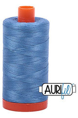 Aurifil Mako 50wt Cotton 1300 m 1422 yd. spool - 2725 Light Wedgewood