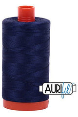 Aurifil Mako 50wt Cotton 1300 m 1422 yd. spool - 2745 Midnight