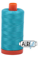 Aurifil Mako 50wt Cotton 1300 m 1422 yd. spool - 2810 Turquoise