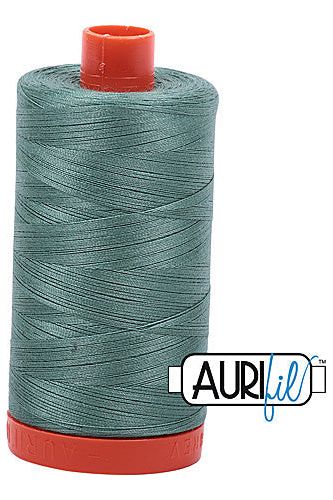 Aurifil Mako 50wt Cotton 1300 m 1422 yd. spool - 2850 Medium Juniper